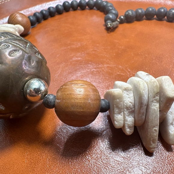 Unique original vintage necklace called bohemian rock chunky necklace - Picture 5 of 10